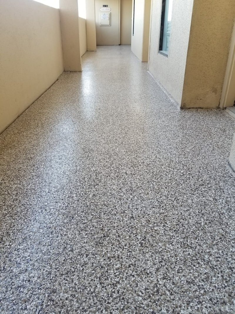 Epoxy Flake Flooring McAllen RGV Concrete Stain